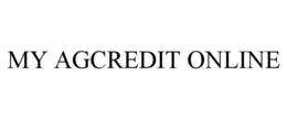 MY AGCREDIT ONLINE trademark