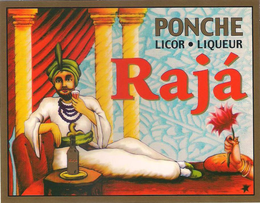 PONCHE LICOR · LIQUEUR RAJÁ trademark