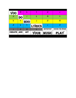 VOO DO HOO LYRICS REPOSITORY CHOOSE THE WORDS CREATE AND LET YOUR MUSIC PLAY trademark