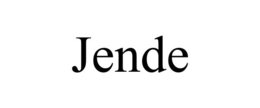 JENDE trademark