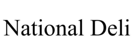 NATIONAL DELI trademark