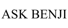 ASK BENJI trademark