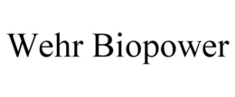 WEHR BIOPOWER trademark