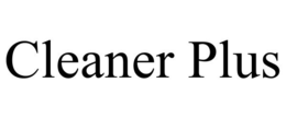 CLEANER PLUS trademark