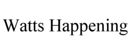 WATTS HAPPENING trademark