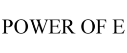 POWER OF E trademark