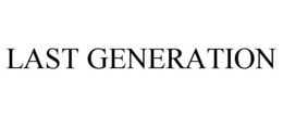 LAST GENERATION trademark