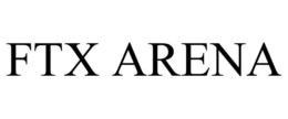 FTX ARENA trademark