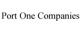 PORT ONE COMPANIES trademark