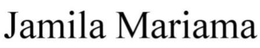 JAMILA MARIAMA trademark
