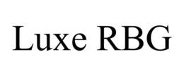 LUXE RBG trademark