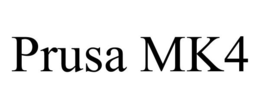 PRUSA MK4 trademark