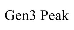 GEN3 PEAK trademark