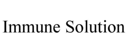 IMMUNE SOLUTION trademark