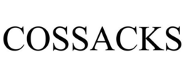 COSSACKS trademark