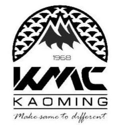 KMC KAOMING MAKE SAME TO DIFFERENT 1968 trademark