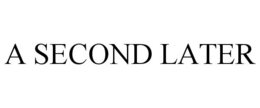 A SECOND LATER trademark