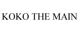 KOKO THE MAIN trademark