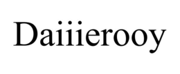 DAIIIEROOY trademark