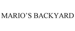MARIO'S BACKYARD trademark
