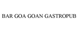 BAR GOA GOAN GASTROPUB trademark