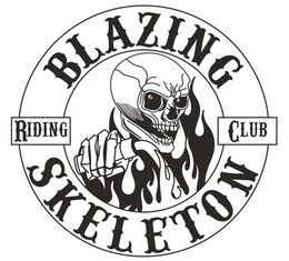 BLAZING SKELETON RIDING CLUB trademark