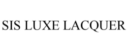 SIS LUXE LACQUER trademark