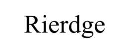 RIERDGE trademark