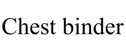 CHEST BINDER trademark