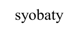 SYOBATY trademark