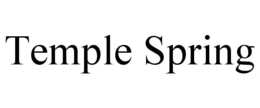 TEMPLE SPRING trademark