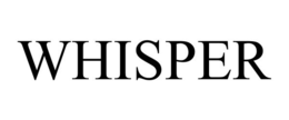 WHISPER trademark