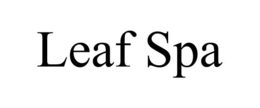 LEAF SPA trademark