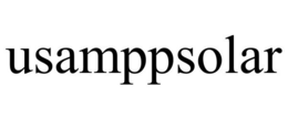 USAMPPSOLAR trademark