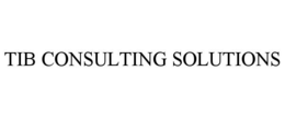 TIB CONSULTING SOLUTIONS trademark