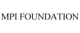 MPI FOUNDATION trademark