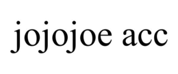JOJOJOE ACC trademark