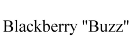 BLACKBERRY "BUZZ" trademark