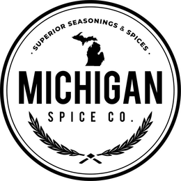 MICHIGAN SPICE CO. SUPERIOR SEASONINGS & SPICES trademark