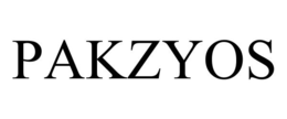 PAKZYOS trademark