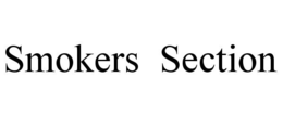 SMOKERS SECTION trademark