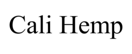CALI HEMP trademark