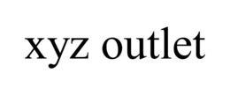 XYZ OUTLET trademark