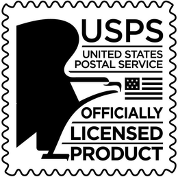 USPS UNITED STATES POSTAL SERVICE OFFICIALLY LICENSED PRODUCT trademark