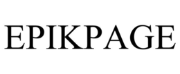 EPIKPAGE trademark