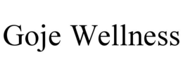 GOJE WELLNESS trademark
