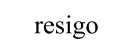 RESIGO trademark