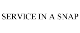 SERVICE IN A SNAP trademark
