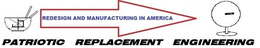 PATRIOTIC REPLACEMENT ENGINEERING, REDESIGN AND MANUFACTURING IN AMERICA trademark