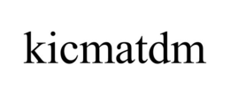 KICMATDM trademark
